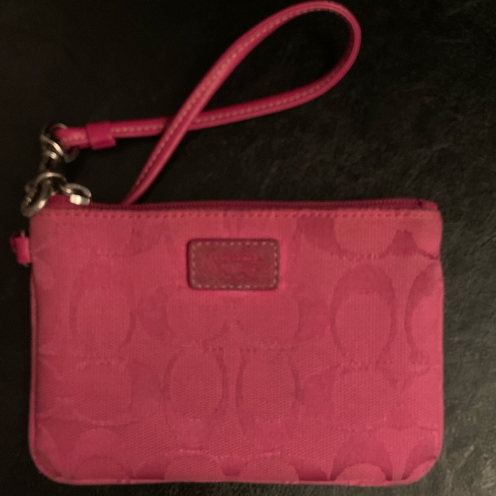 Pink Wristlet Clutch